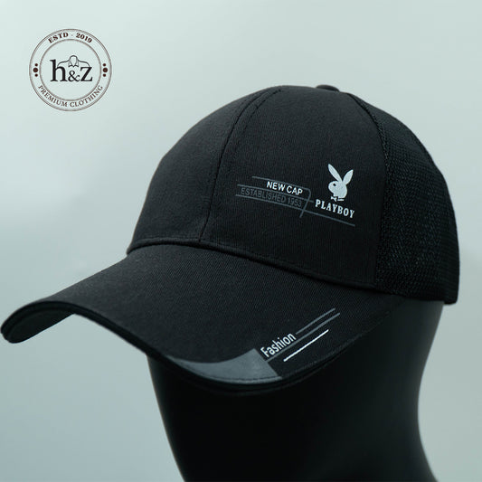 Play boy cap -  Black