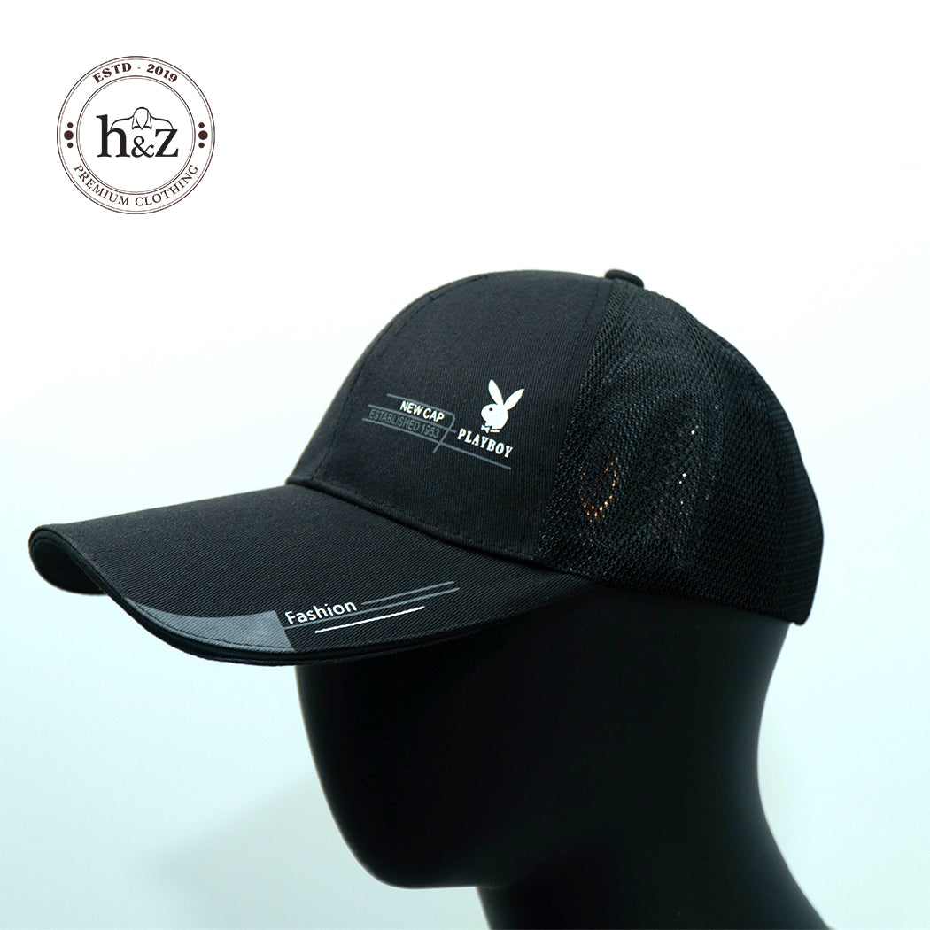 Play boy cap -  Black