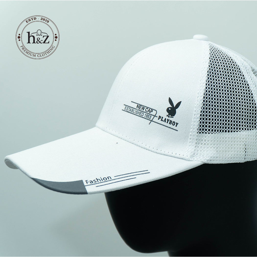 Play boy cap -  white