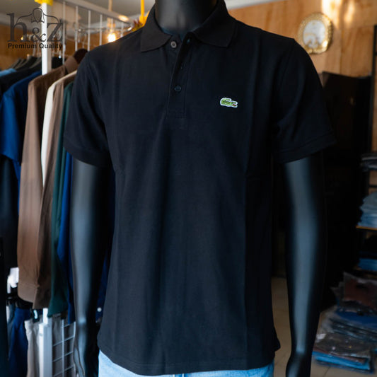 Lacoste-CottonPolo-Black