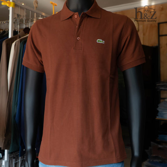 Lacoste-CottonPolo-Brown