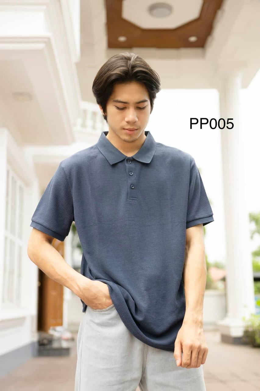 Waffle Polo-PP-005 (နက်ပြာ)